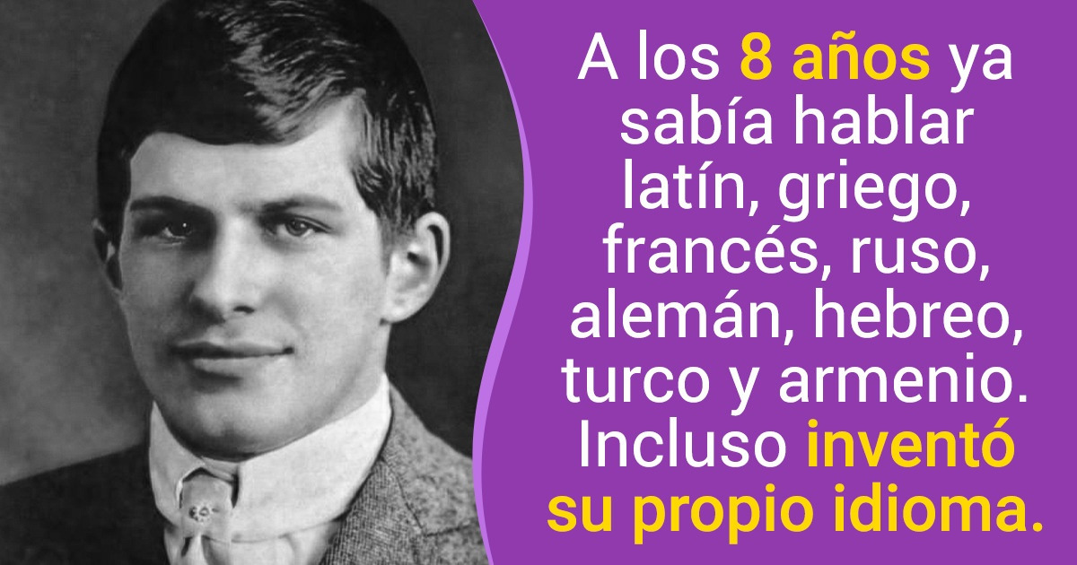 William James Sidis, la historia del hombre más inteligente de la historia  del que nunca has escuchado hablar