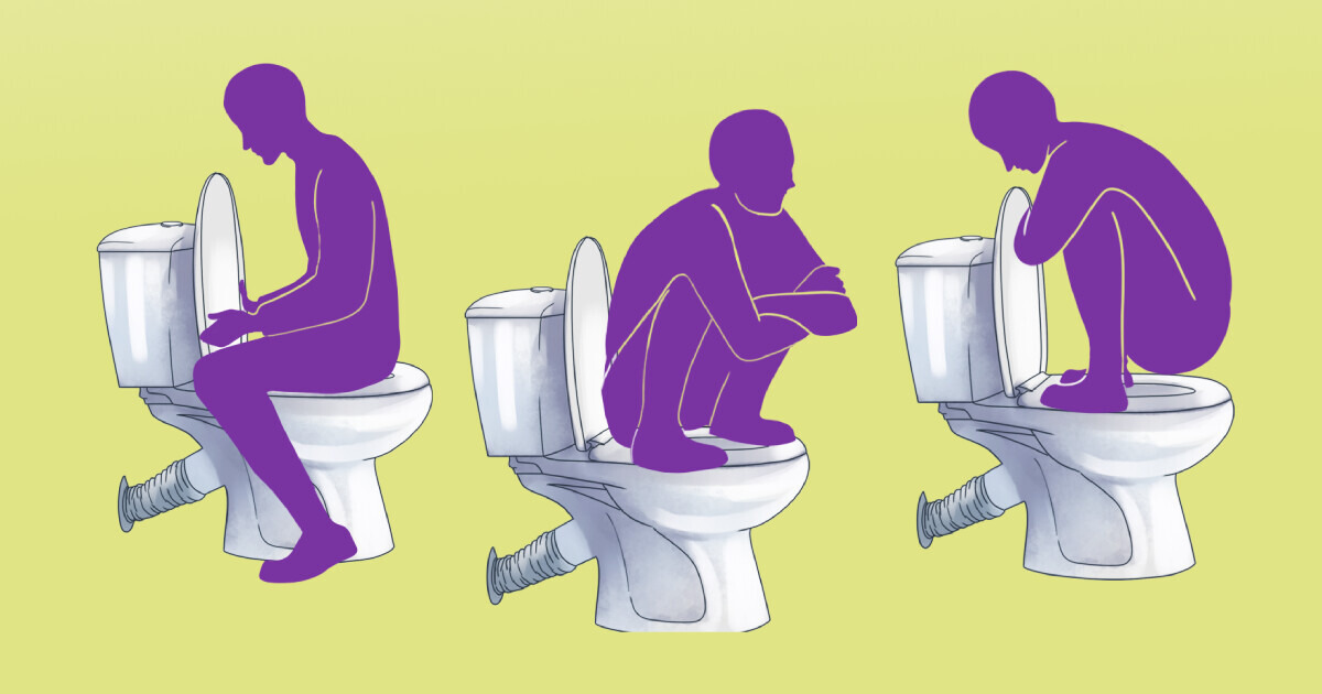 Cuáles son las posiciones correctas para sentarse en el baño