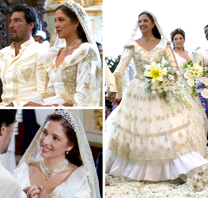 18 Telenovelas que por sus vestidos de novia podrían hacerte creer en los  finales felices